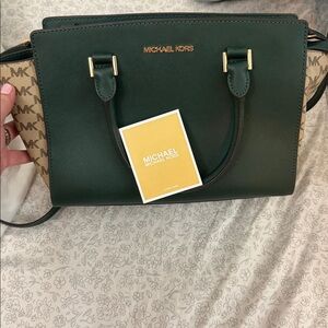 Michael Kors Green Purse